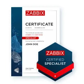 Zabbix Certified Specialist Certificate