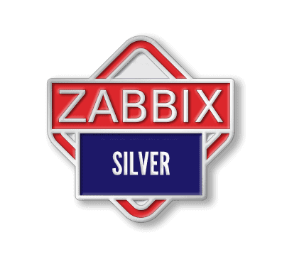 Zabbix pin Silver